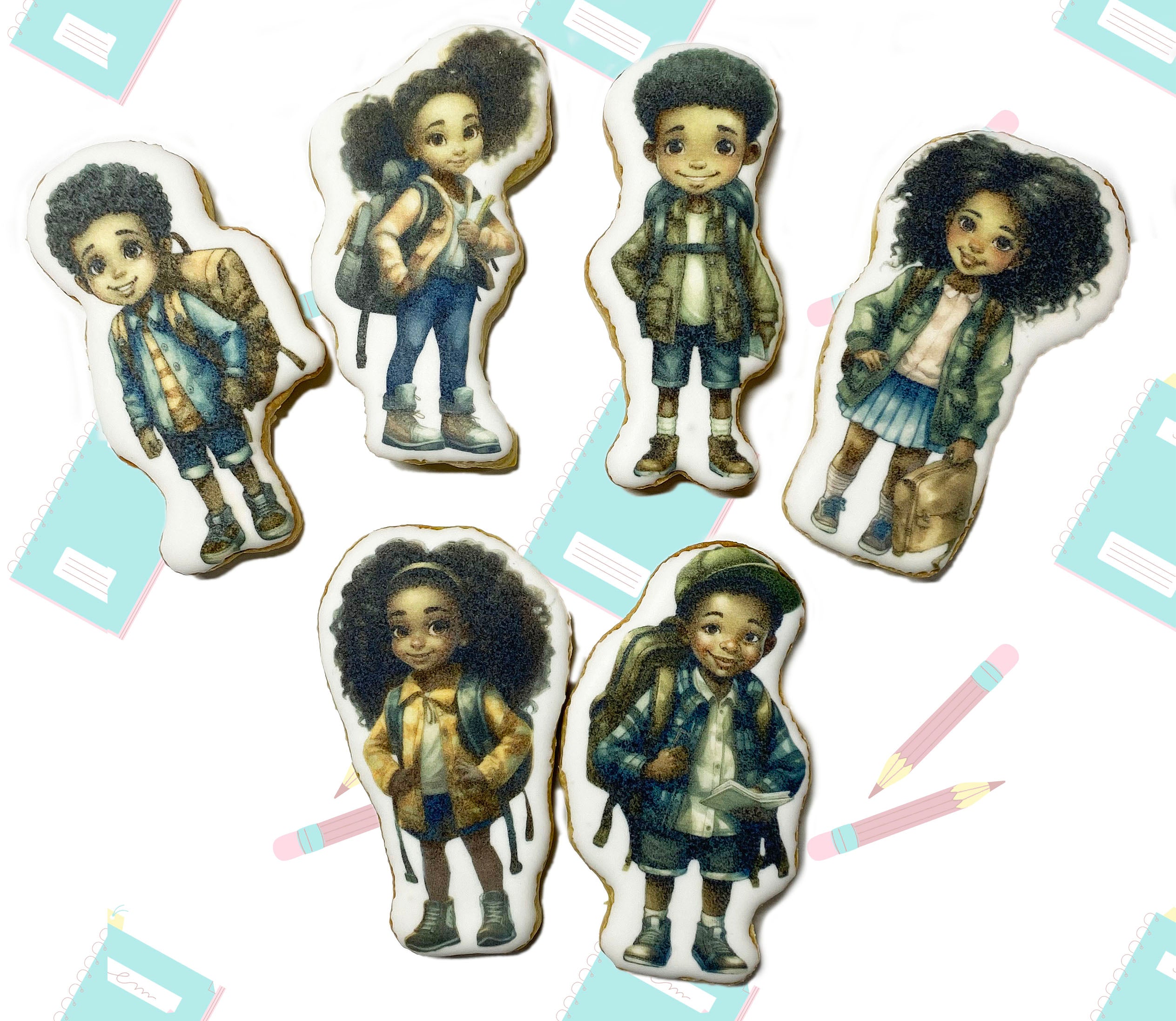 Lunch Box Cookies: Lunchbox Buddies - African American