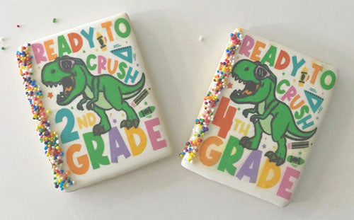 Lunch Box Cookies: Ready To Crush Dino