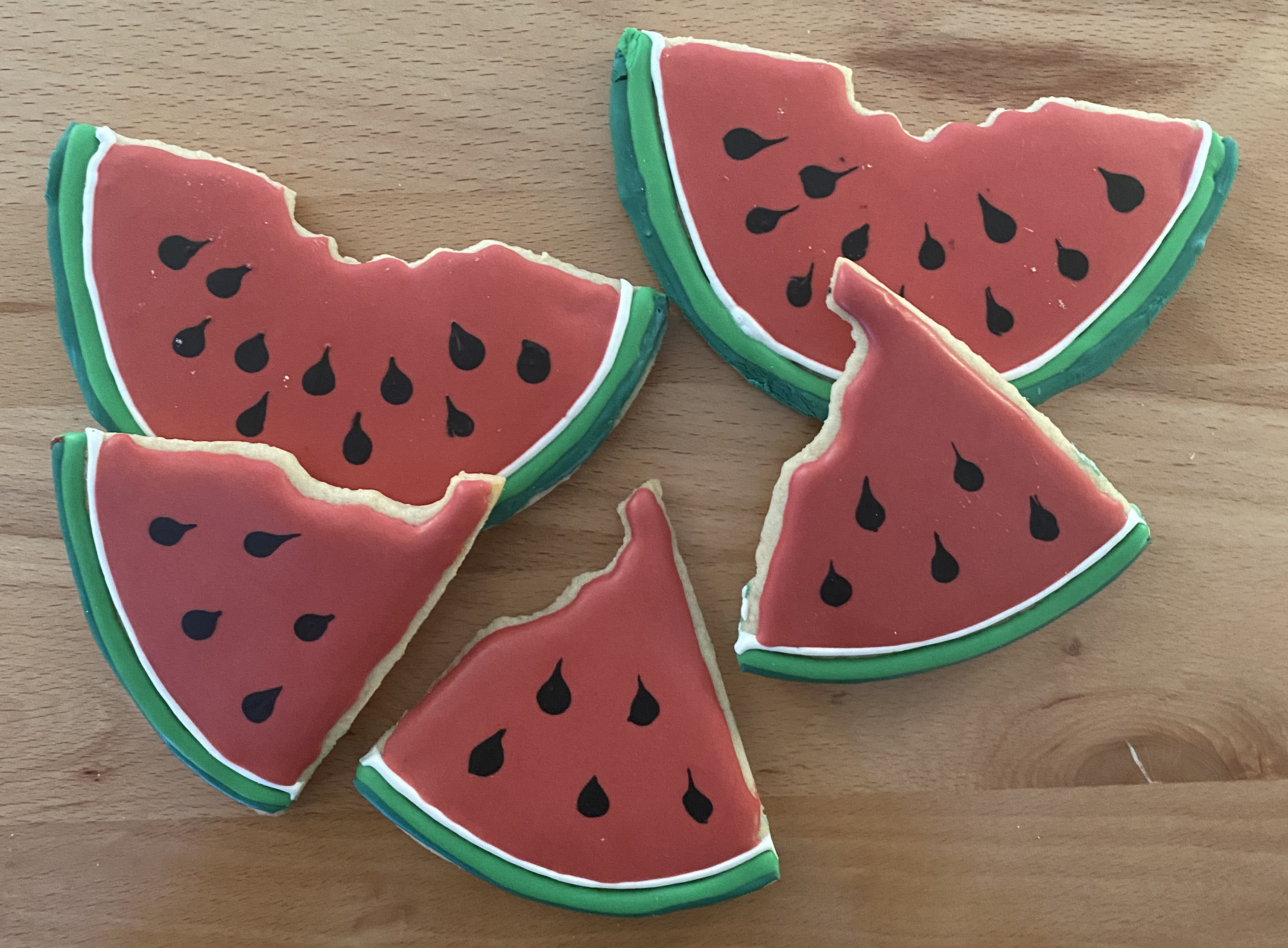 Summer Cookies - Watermelon Cookies