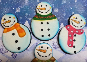 Christmas Snowmen Cookies