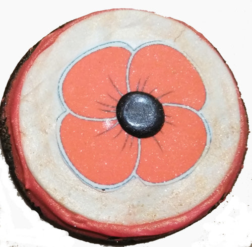 Memorial Day - Remembrance Poppy Cookie