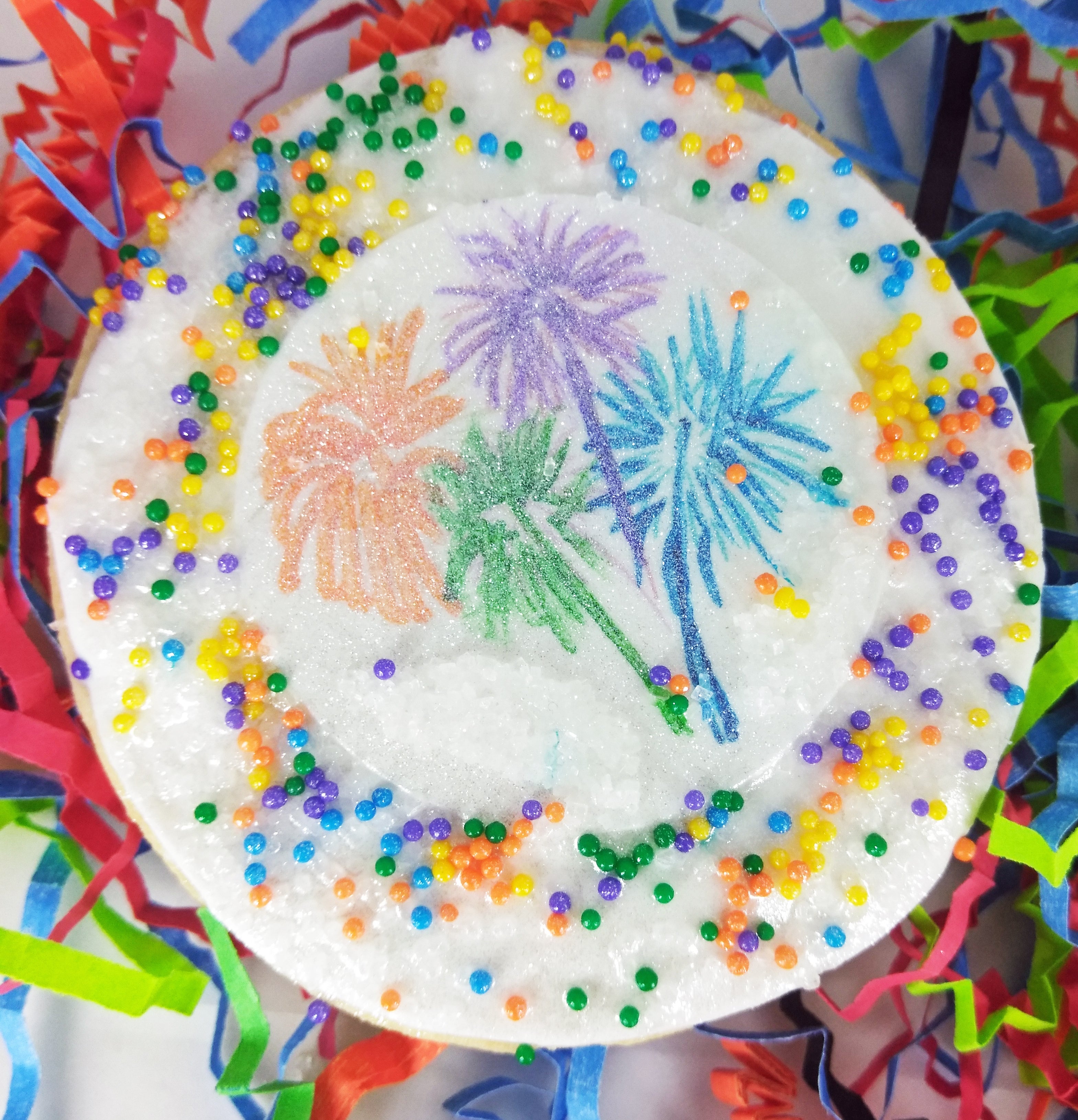 Fireworks Independence Day Cookies