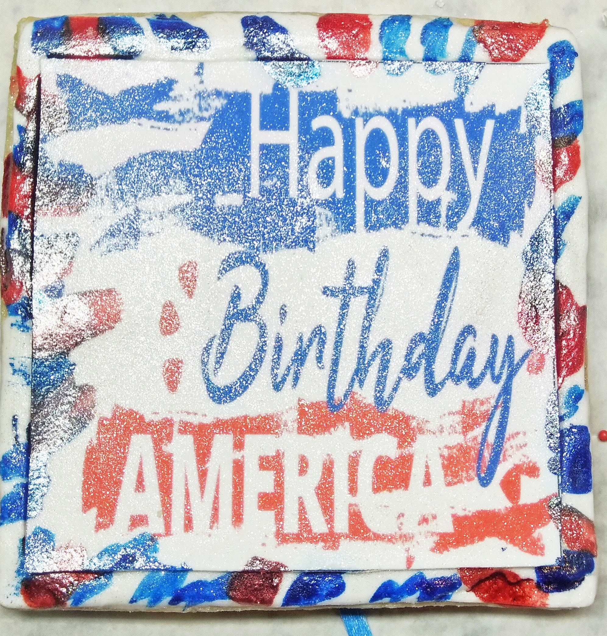 Happy Birthday America Independence Day Cookie